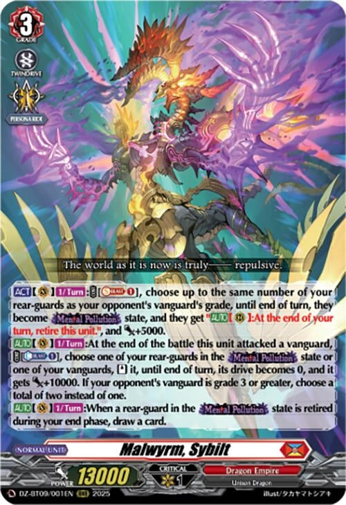 Image for Malwyrm, Sybilt (DZ-BT09: Super Brave Detonation) (DZ-BT09/001EN) - Cardfight Vanguard