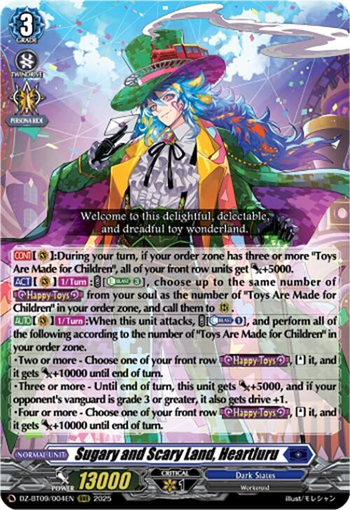 Image for Sugary and Scary Land, Heartluru (DZ-BT09: Super Brave Detonation) (DZ-BT09/004EN) - Cardfight Vanguard