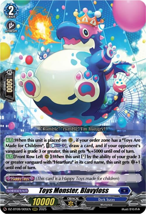 Image for Toys Monster, Blavyloss (DZ-BT09: Super Brave Detonation) (DZ-BT09/005EN) - Cardfight Vanguard