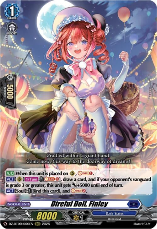 Image for Direful Doll, Finley (DZ-BT09: Super Brave Detonation) (DZ-BT09/006EN) - Cardfight Vanguard