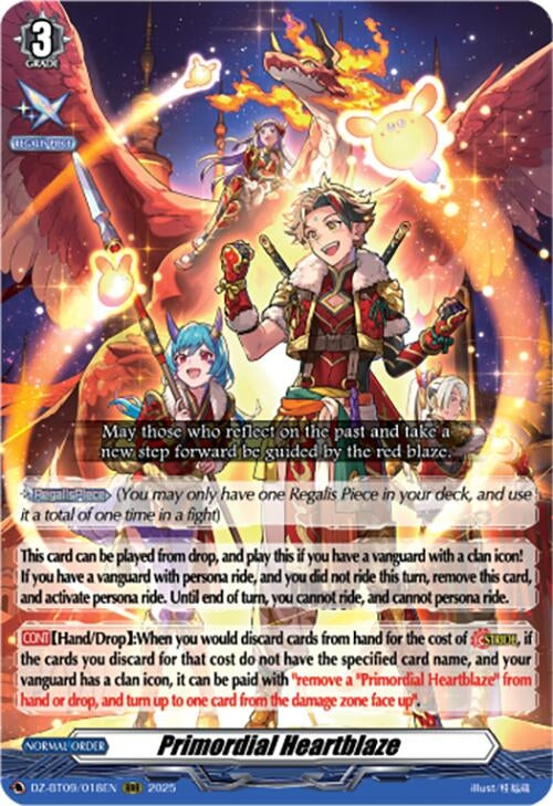 Image for Primordial Heartblaze (DZ-BT09: Super Brave Detonation) (DZ-BT09/018EN) - Cardfight Vanguard