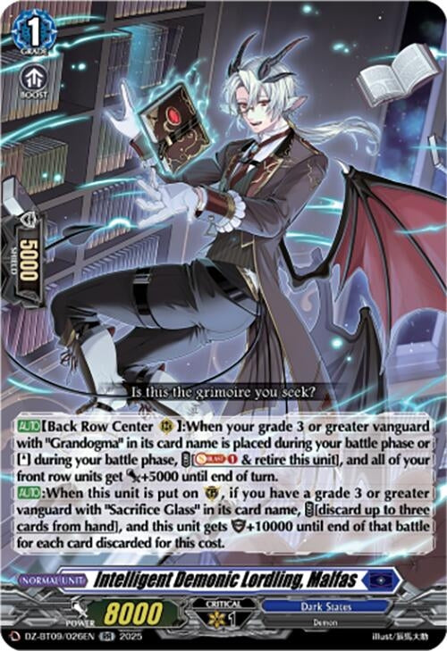 Image for Intelligent Demonic Lordling, Malfas (DZ-BT09: Super Brave Detonation) (DZ-BT09/026EN) - Cardfight Vanguard