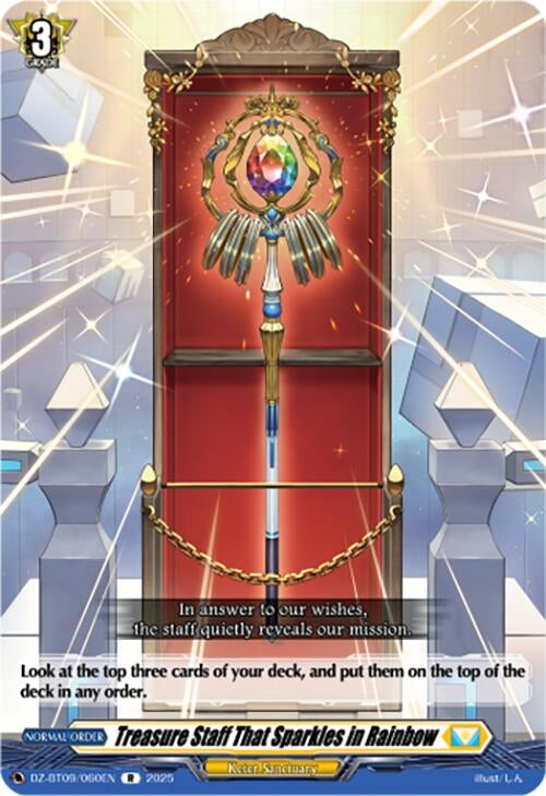 Image for Treasure Staff That Sparkles in Rainbow (DZ-BT09: Super Brave Detonation) (DZ-BT09/060EN) - Cardfight Vanguard