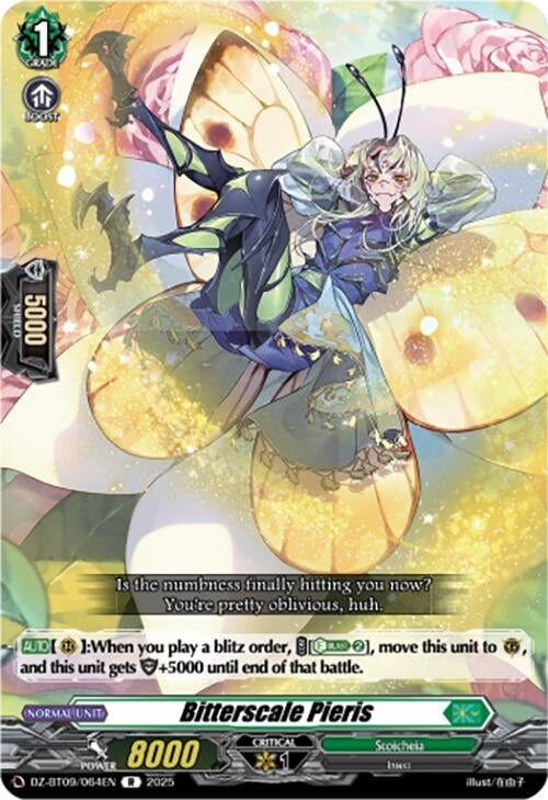 Image for Bitterscale Pieris (DZ-BT09: Super Brave Detonation) (DZ-BT09/064EN) - Cardfight Vanguard