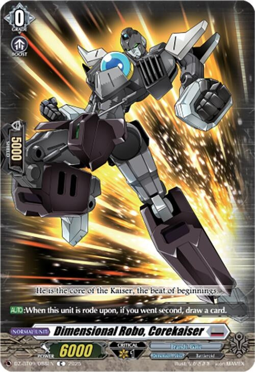 Image for Dimensional Robo, Corekaiser (DZ-BT09: Super Brave Detonation) (DZ-BT09/088EN) - Cardfight Vanguard