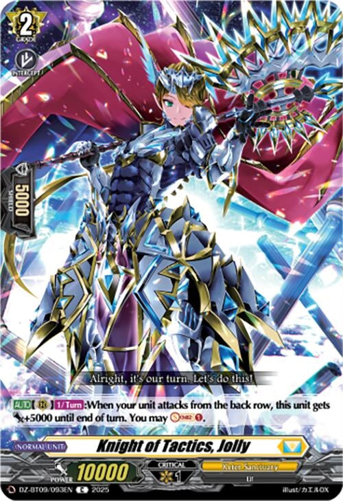 Image for Knight of Tactics, Jolly (DZ-BT09: Super Brave Detonation) (DZ-BT09/093EN) - Cardfight Vanguard