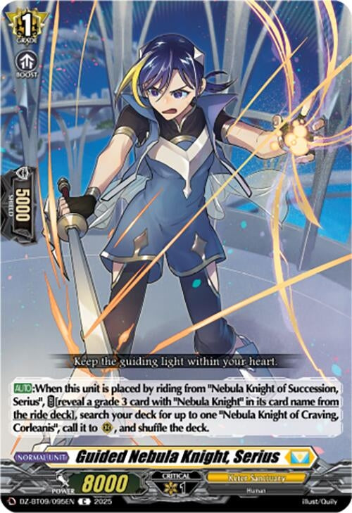 Image for Guided Nebula Knight, Serius (DZ-BT09: Super Brave Detonation) (DZ-BT09/095EN) - Cardfight Vanguard