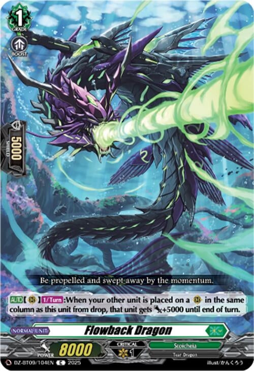 Image for Flowback Dragon (DZ-BT09: Super Brave Detonation) (DZ-BT09/104EN) - Cardfight Vanguard