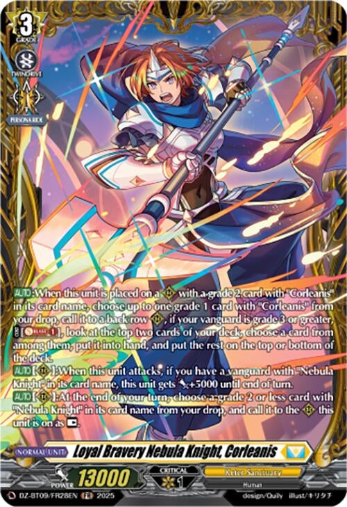 Image for Loyal Bravery Nebula Knight, Corleanis (FR) (DZ-BT09: Super Brave Detonation) (DZ-BT09/FR28EN) - Cardfight Vanguard