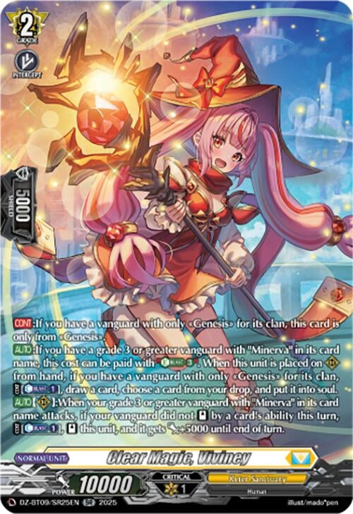 Image for Clear Magic, Viviney (SR) (DZ-BT09: Super Brave Detonation) (DZ-BT09/SR25EN) - Cardfight Vanguard