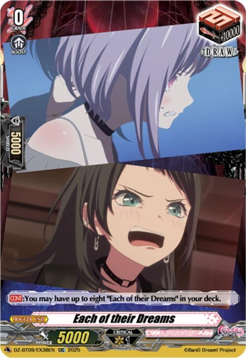 Image for Each of their Dreams (EXC) (DZ-BT09/EX38EN) (DZ-BT09: Super Brave Detonation) (DZ-BT09/EX38EN) - Cardfight Vanguard