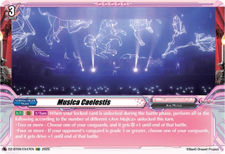 Image for Musica Caelestis (EXS) (DZ-BT09: Super Brave Detonation) (DZ-BT09/EX47EN) - Cardfight Vanguard