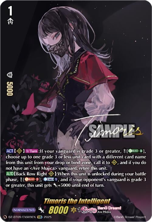 Image for Timoris the Intelligent (EXS) (DZ-BT09: Super Brave Detonation) (DZ-BT09/EXS09EN) - Cardfight Vanguard