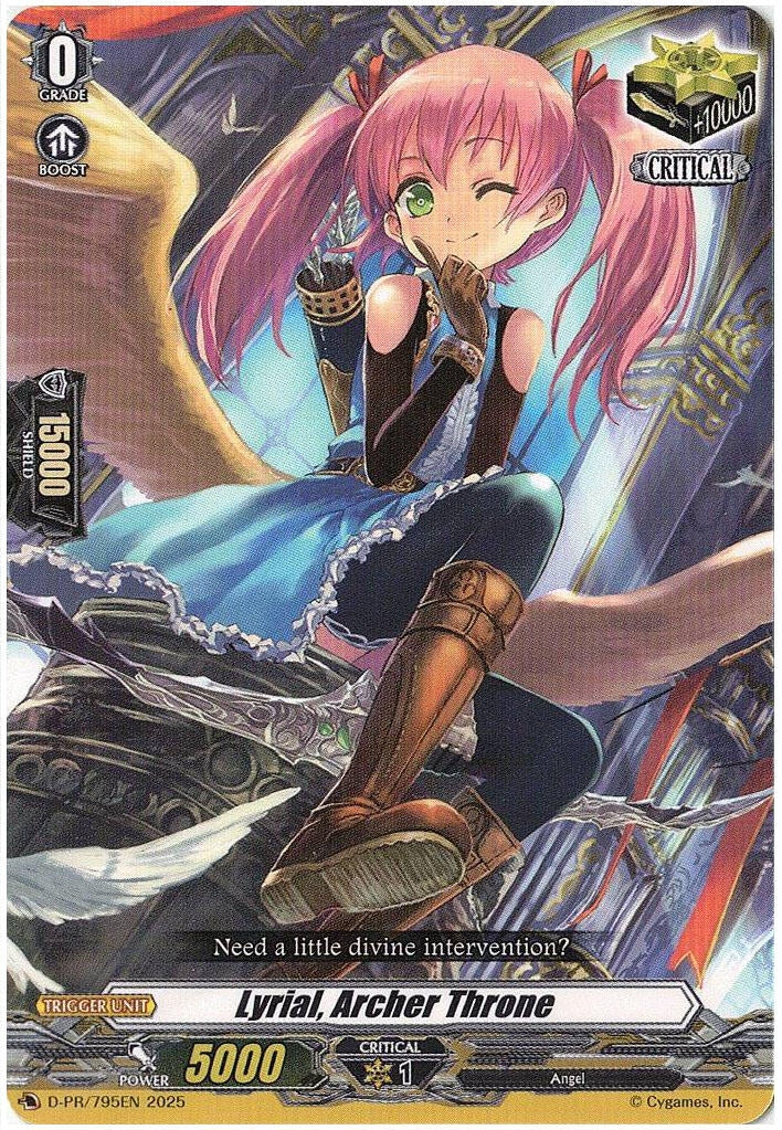 Image for Lyrial, Archer Throne (D Promo Cards) (D-PR/795EN) - Cardfight Vanguard