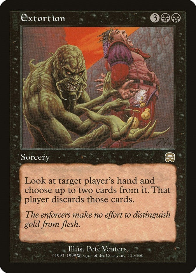 Image for Extortion (Mercadian Masques) (135) - Magic: The Gathering