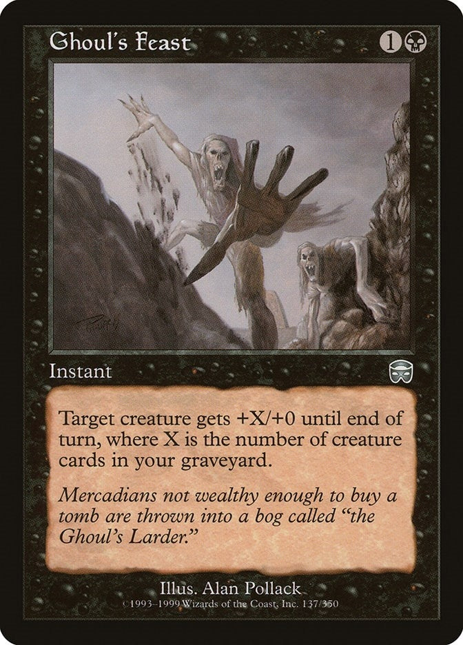 Image for Ghoul's Feast (Mercadian Masques) (137) - Magic: The Gathering