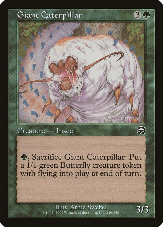 Image for Giant Caterpillar (Mercadian Masques) (249) - Magic: The Gathering