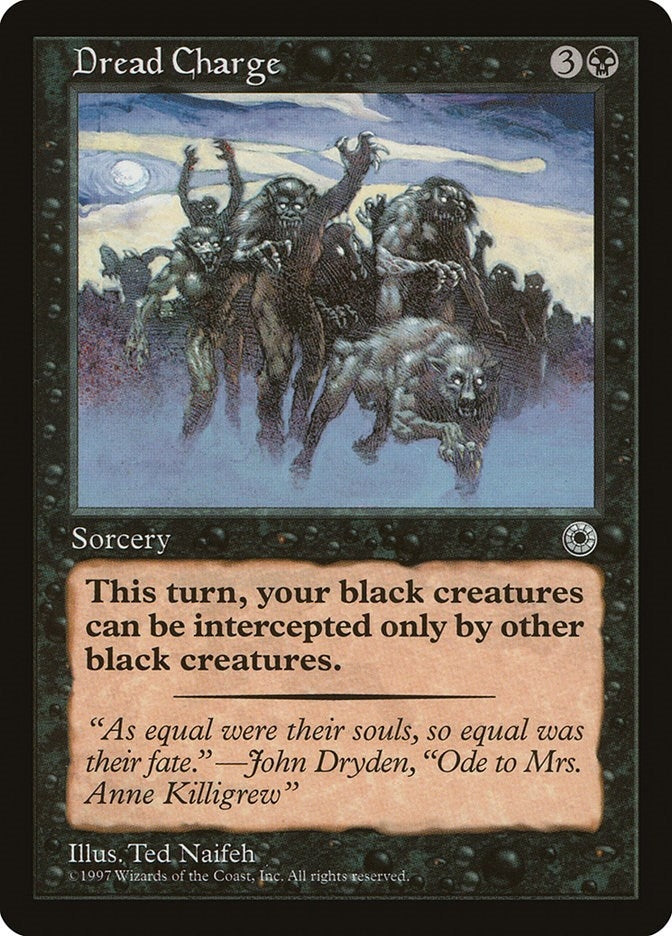 Image for Dread Charge (Portal) - Magic: The Gathering