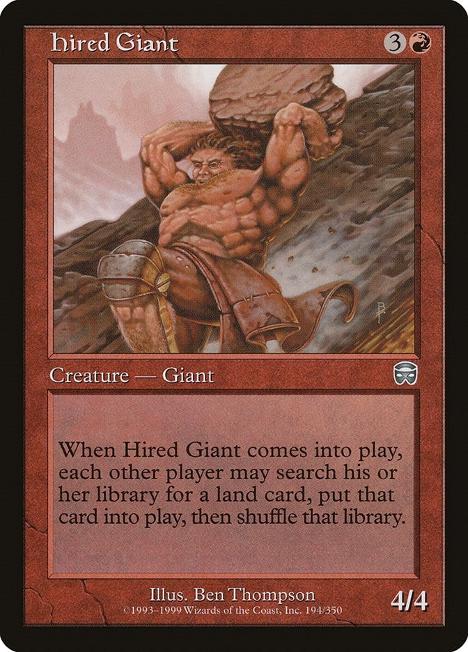 Image for Hired Giant (Mercadian Masques) (194) - Magic: The Gathering