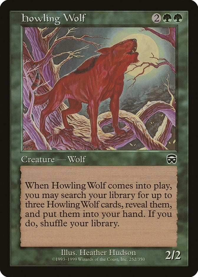 Image for Howling Wolf (Mercadian Masques) (252) - Magic: The Gathering