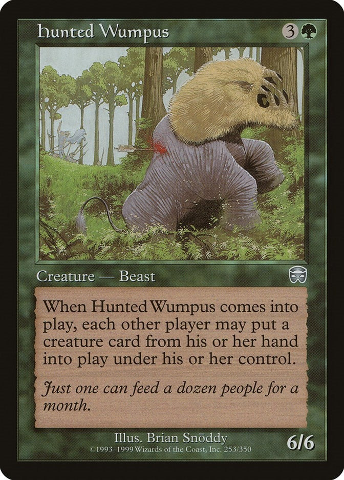 Image for Hunted Wumpus (Mercadian Masques) (253) - Magic: The Gathering