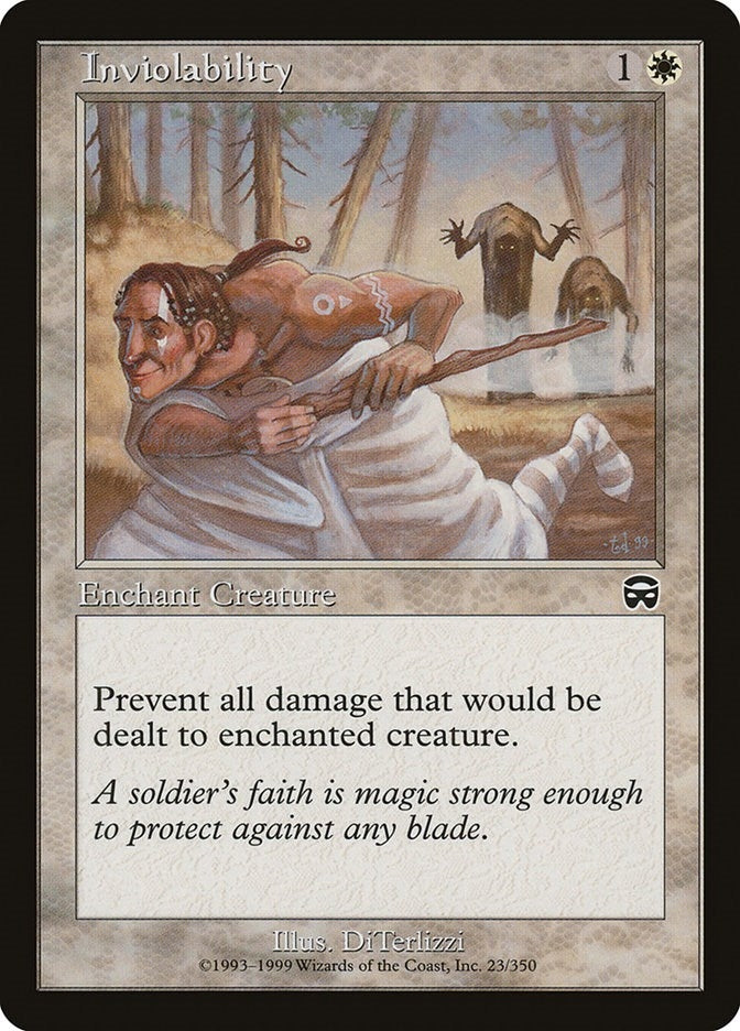 Image for Inviolability (Mercadian Masques) (23) - Magic: The Gathering