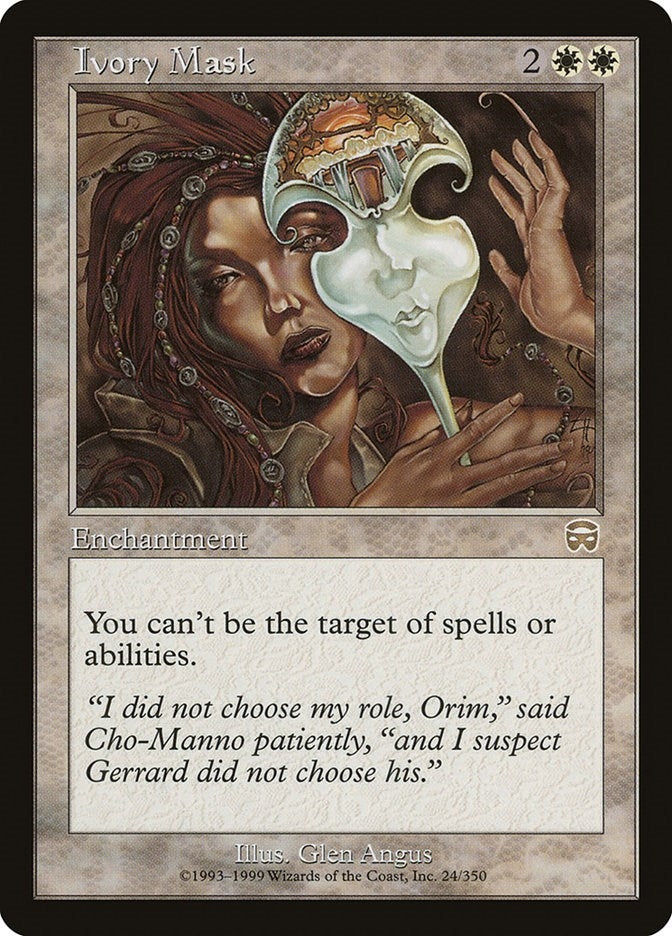 Image for Ivory Mask (Mercadian Masques) (24) - Magic: The Gathering