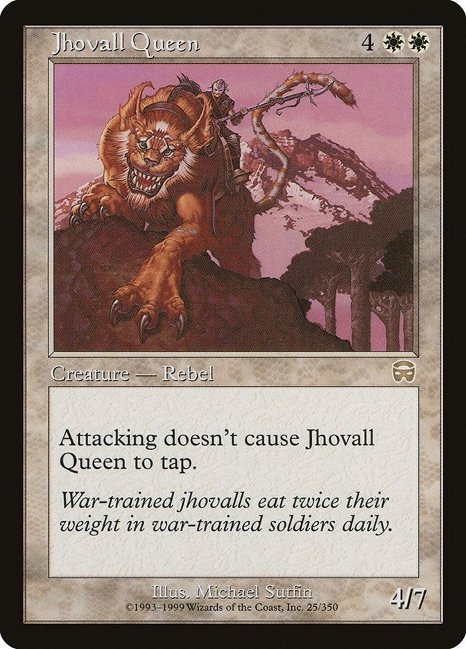 Image for Jhovall Queen (Mercadian Masques) (25) - Magic: The Gathering