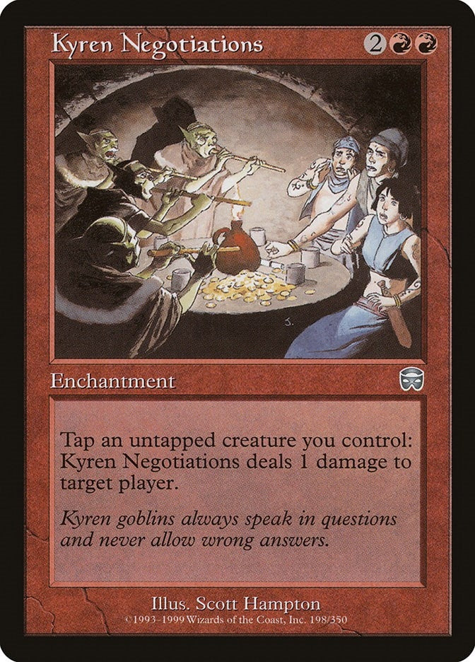Image for Kyren Negotiations (Mercadian Masques) (198) - Magic: The Gathering