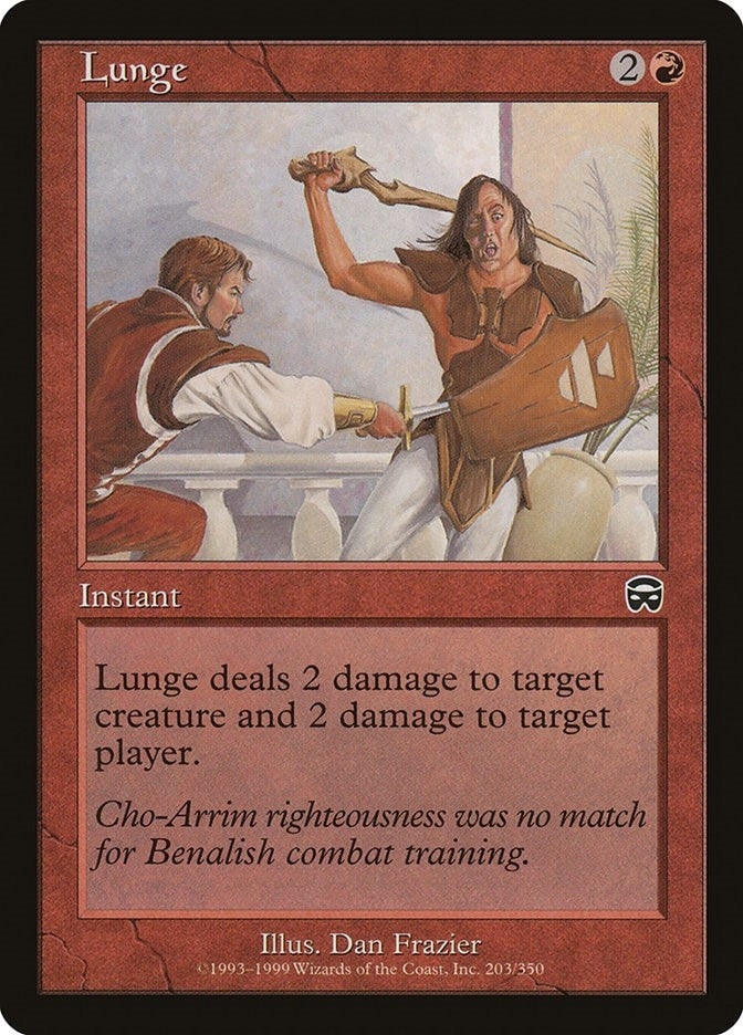 Image for Lunge (Mercadian Masques) (203) - Magic: The Gathering