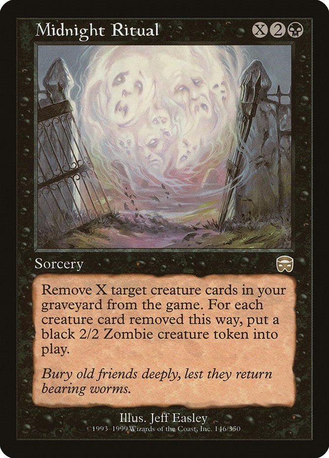 Image for Midnight Ritual (Mercadian Masques) (146) - Magic: The Gathering