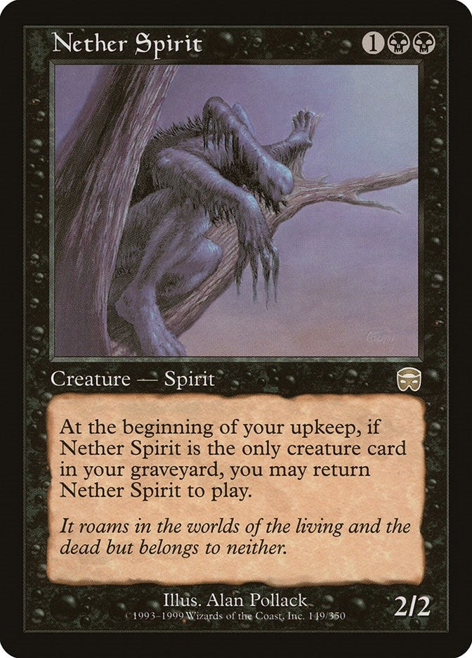 Image for Nether Spirit (Mercadian Masques) (149) - Magic: The Gathering