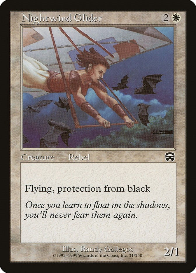 Image for Nightwind Glider (Mercadian Masques) (31) - Magic: The Gathering