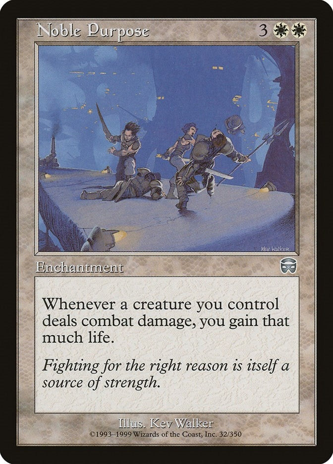 Image for Noble Purpose (Mercadian Masques) (32) - Magic: The Gathering