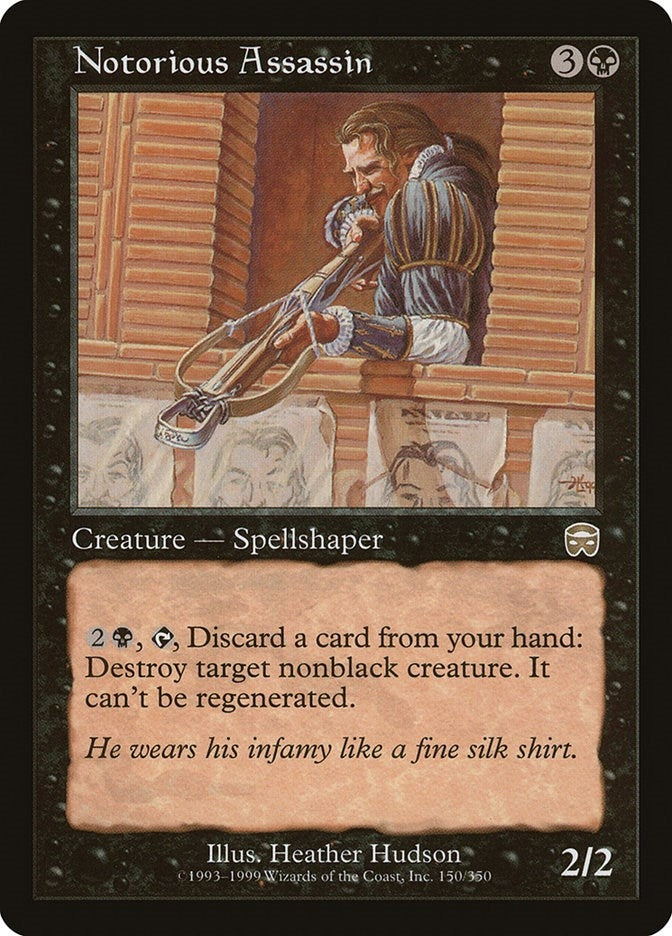 Image for Notorious Assassin (Mercadian Masques) (150) - Magic: The Gathering
