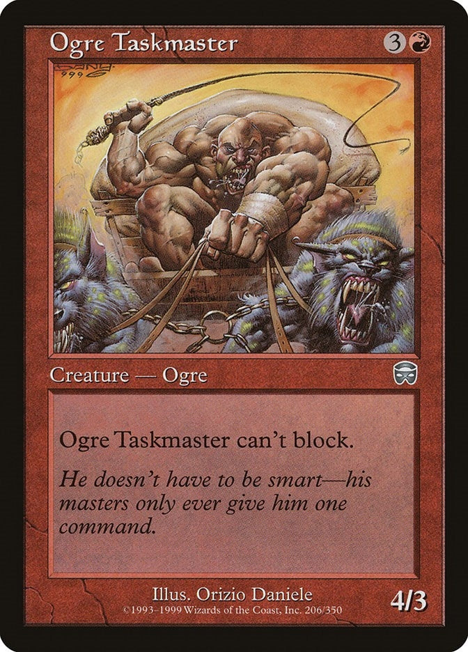 Image for Ogre Taskmaster (Mercadian Masques) (206) - Magic: The Gathering