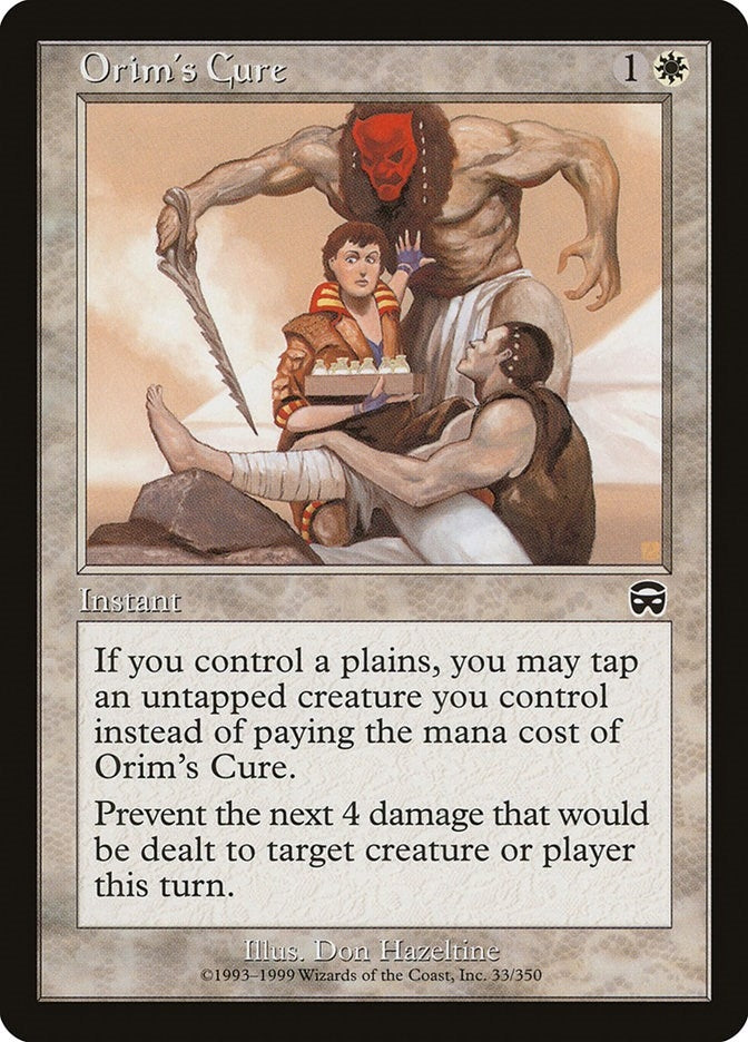 Image for Orim's Cure (Mercadian Masques) (33) - Magic: The Gathering