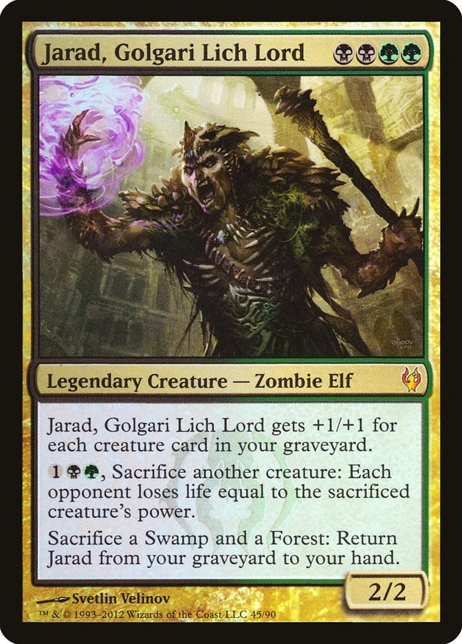 Image for Jarad, Golgari Lich Lord (Duel Decks: Izzet vs. Golgari) (45) - Magic: The Gathering