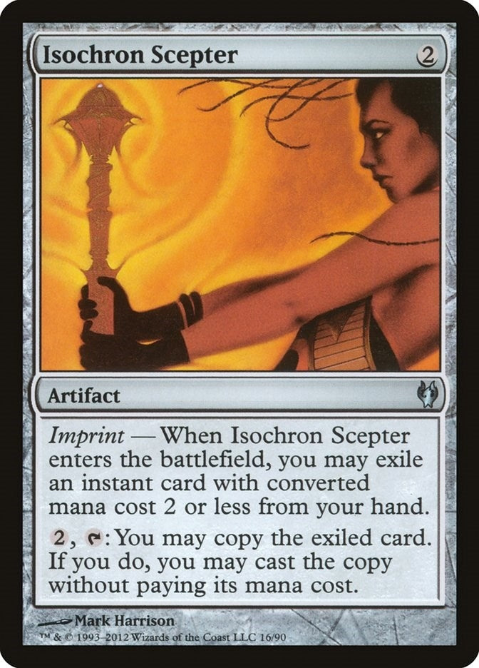 Image for Isochron Scepter (Duel Decks: Izzet vs. Golgari) (16) - Magic: The Gathering