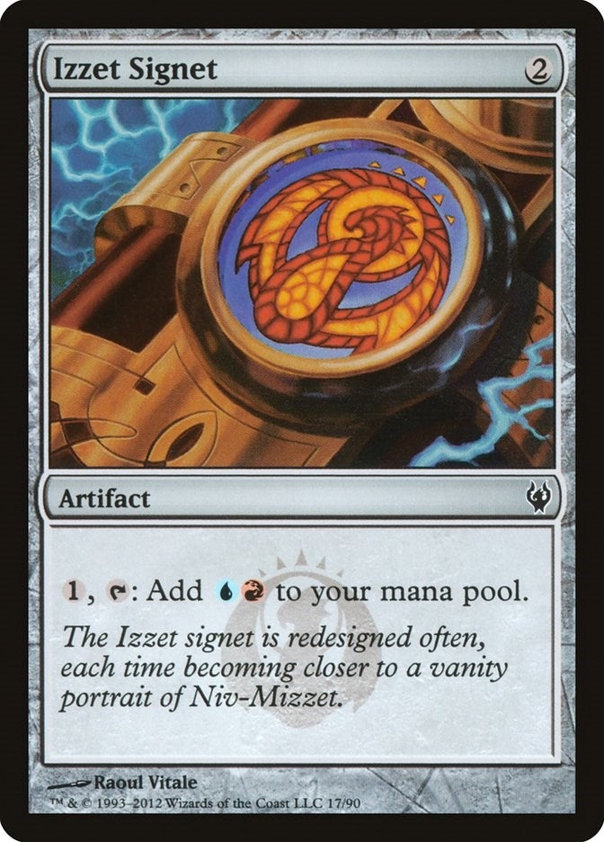 Image for Izzet Signet (Duel Decks: Izzet vs. Golgari) (17) - Magic: The Gathering