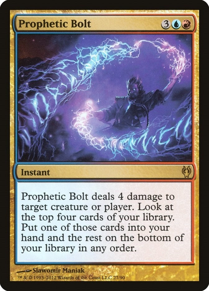 Image for Prophetic Bolt (Duel Decks: Izzet vs. Golgari) (27) - Magic: The Gathering