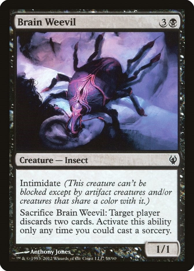 Image for Brain Weevil (Duel Decks: Izzet vs. Golgari) (58) - Magic: The Gathering