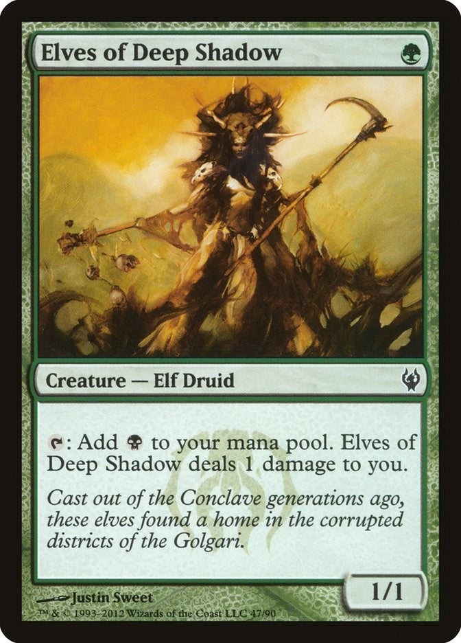 Image for Elves of Deep Shadow (Duel Decks: Izzet vs. Golgari) (47) - Magic: The Gathering