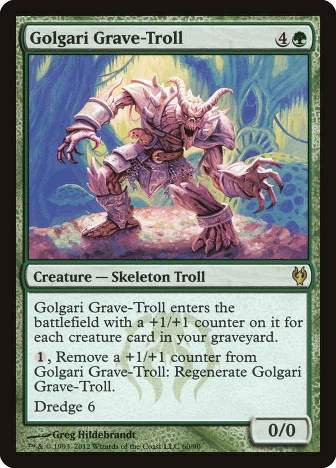 Image for Golgari Grave-Troll (Duel Decks: Izzet vs. Golgari) (60) - Magic: The Gathering