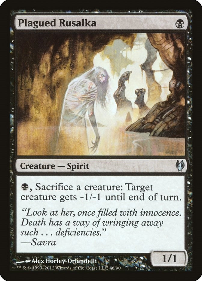 Image for Plagued Rusalka (Duel Decks: Izzet vs. Golgari) (46) - Magic: The Gathering
