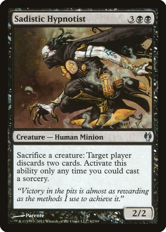 Image for Sadistic Hypnotist (Duel Decks: Izzet vs. Golgari) (62) - Magic: The Gathering