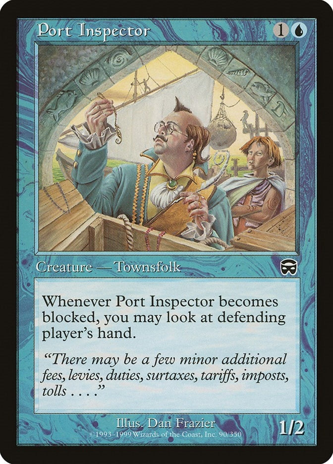 Image for Port Inspector (Mercadian Masques) (90) - Magic: The Gathering