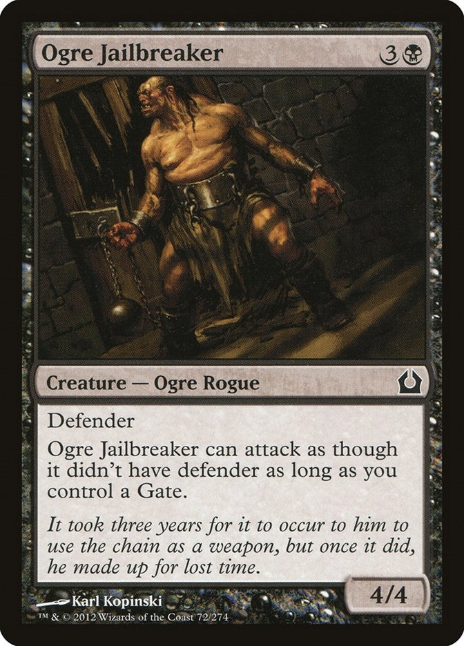 Image for Ogre Jailbreaker (Return to Ravnica) (72) - Magic: The Gathering