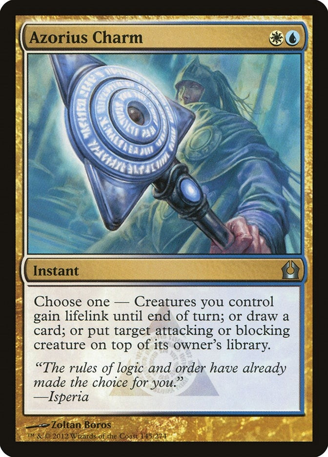 Image for Azorius Charm (Return to Ravnica) (145) - Magic: The Gathering