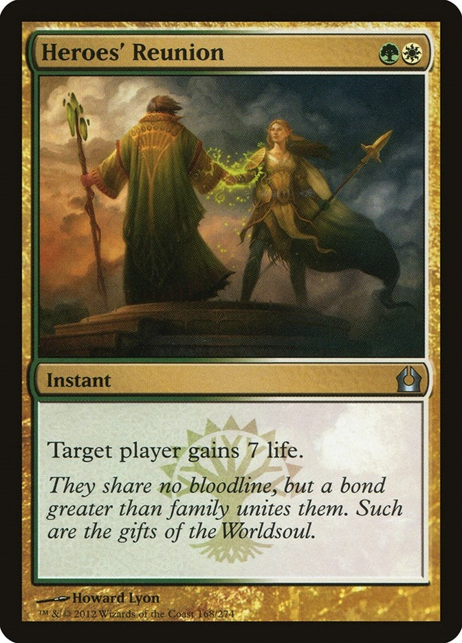 Image for Heroes' Reunion (Return to Ravnica) (168) - Magic: The Gathering